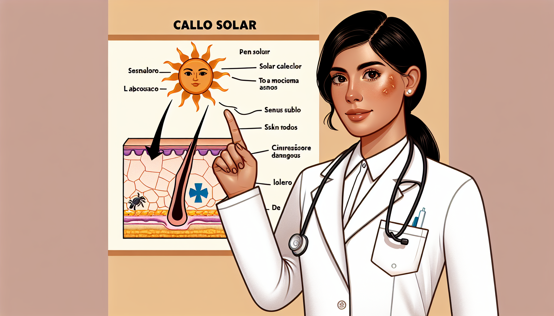 La dermatóloga Irati Allende explica qué es el callo solar y por qué es tan peligroso