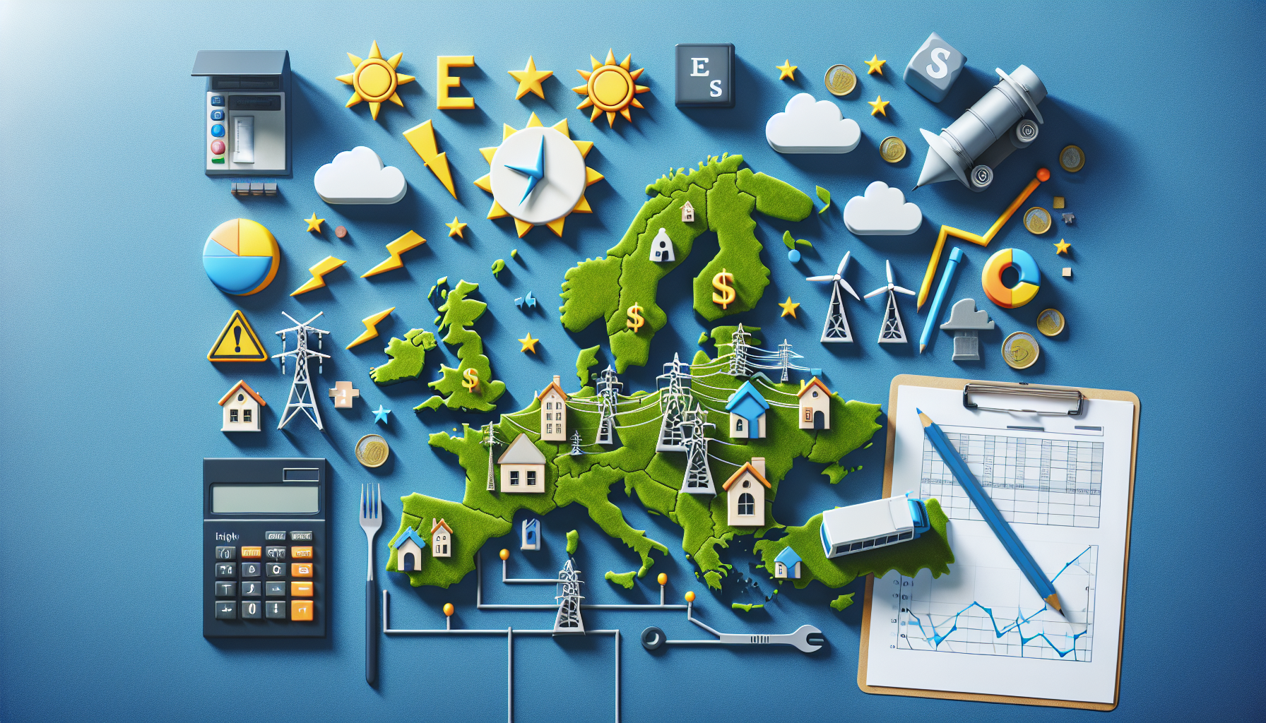 AleaSoft: Factores Clave Reducen Precios en Mercados Eléctricos Europeos