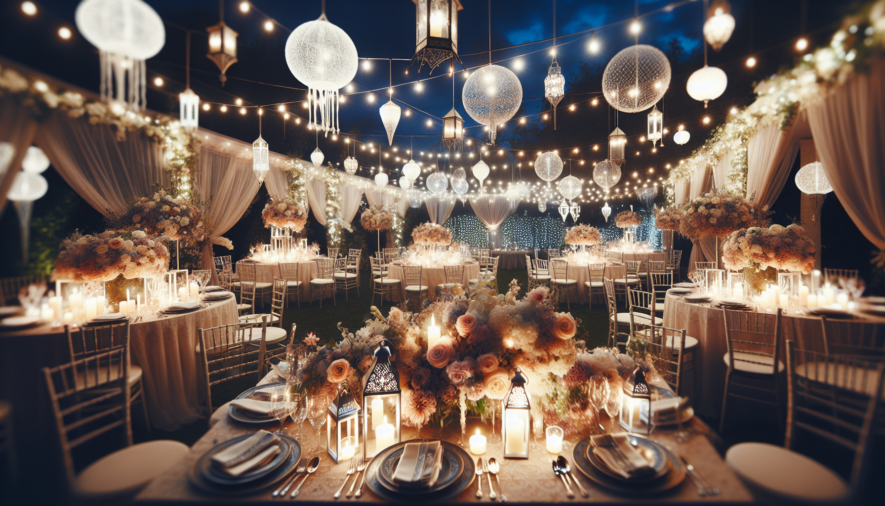 Iluminación y Decoración: Transformando tu Boda de Ensueño