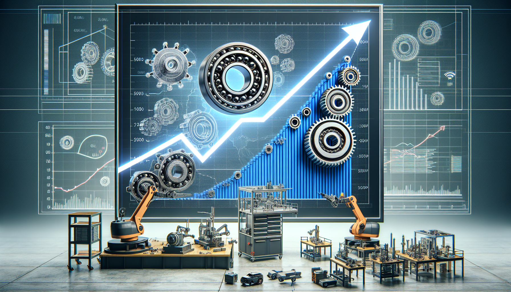 Potencial de Crecimiento en el Mercado de Rodamientos y Soluciones de Accionamiento para la Automatización de la Producción