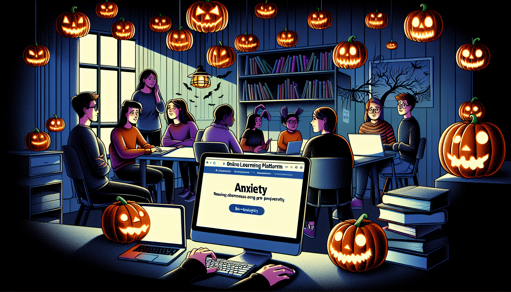 Ucademy Lanza su Campaña de Halloween para Concienciar sobre la Ansiedad en Estudiantes Preuniversitarios