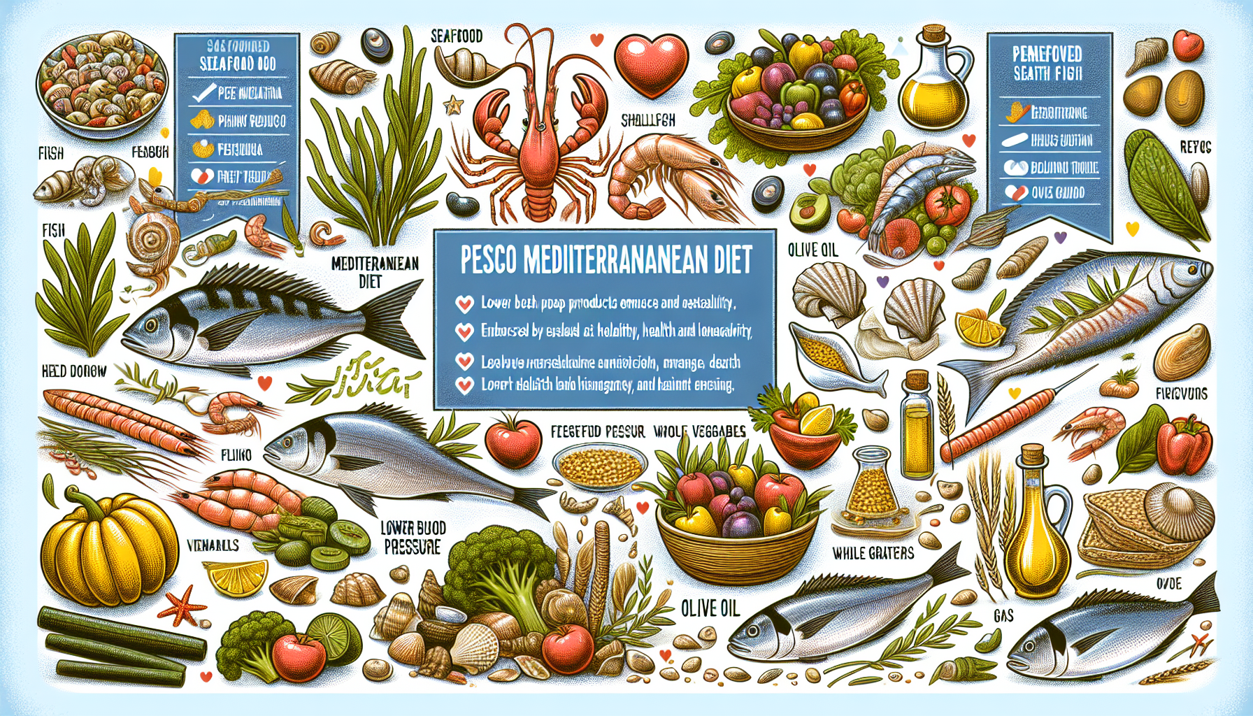 Ventajas De La Dieta Pesco Mediterránea: Cómo Los Productos Del Mar Mejoran La Salud Y La Longevidad