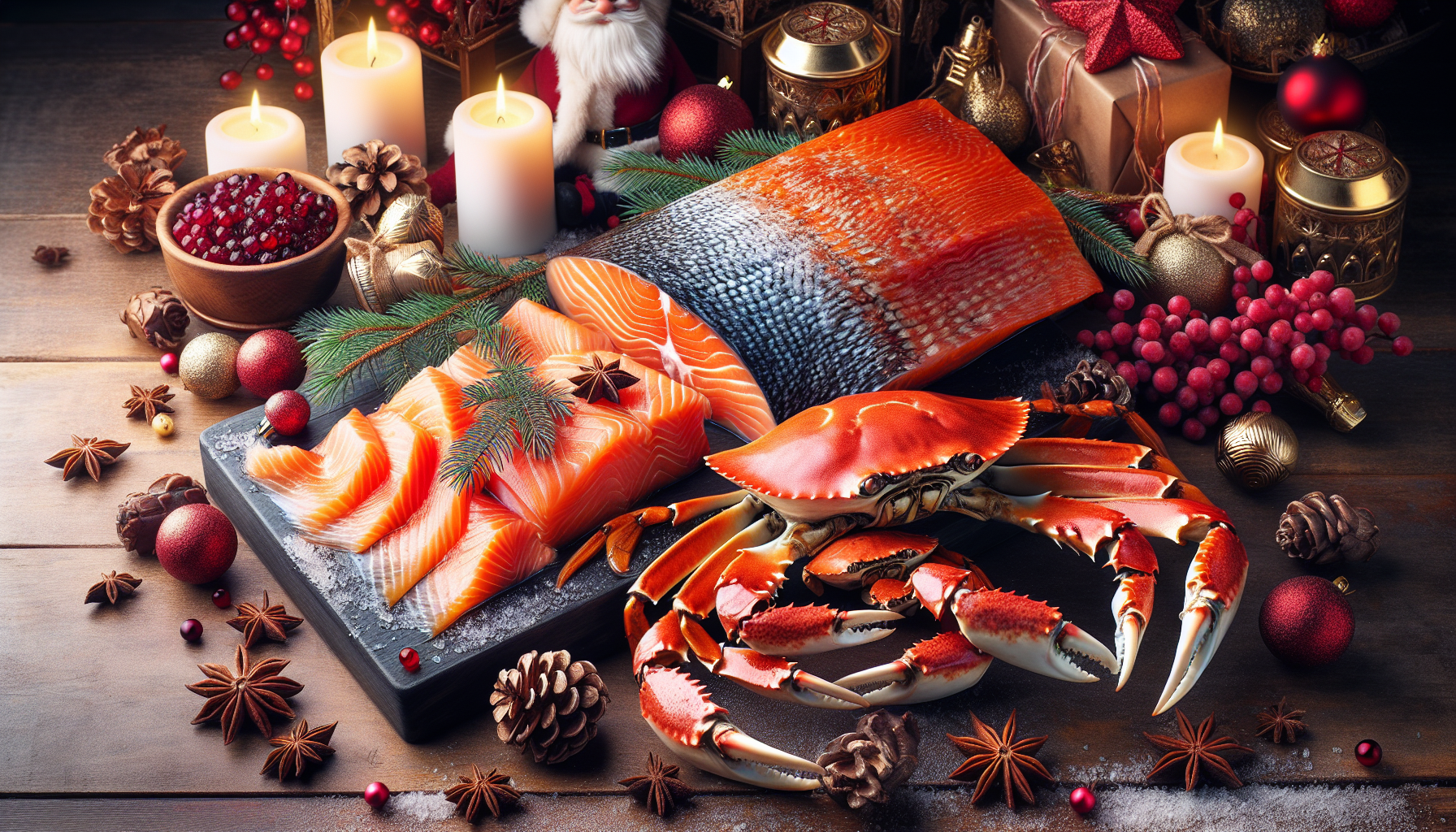 Del Salmón Ahumado al Cangrejo Rey: Delicias del Mar de Noruega para Esta Navidad