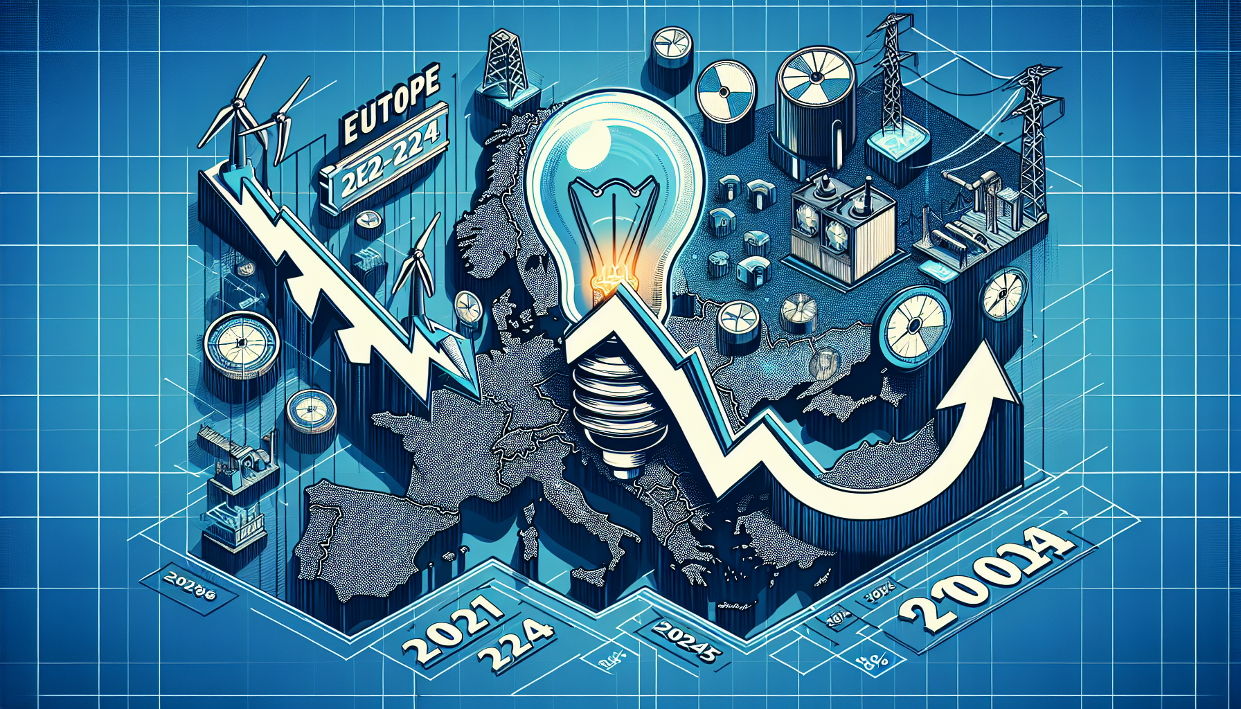 AleaSoft: Los Mercados Eléctricos Europeos Logran en 2024 los Precios Más Bajos Desde 2021