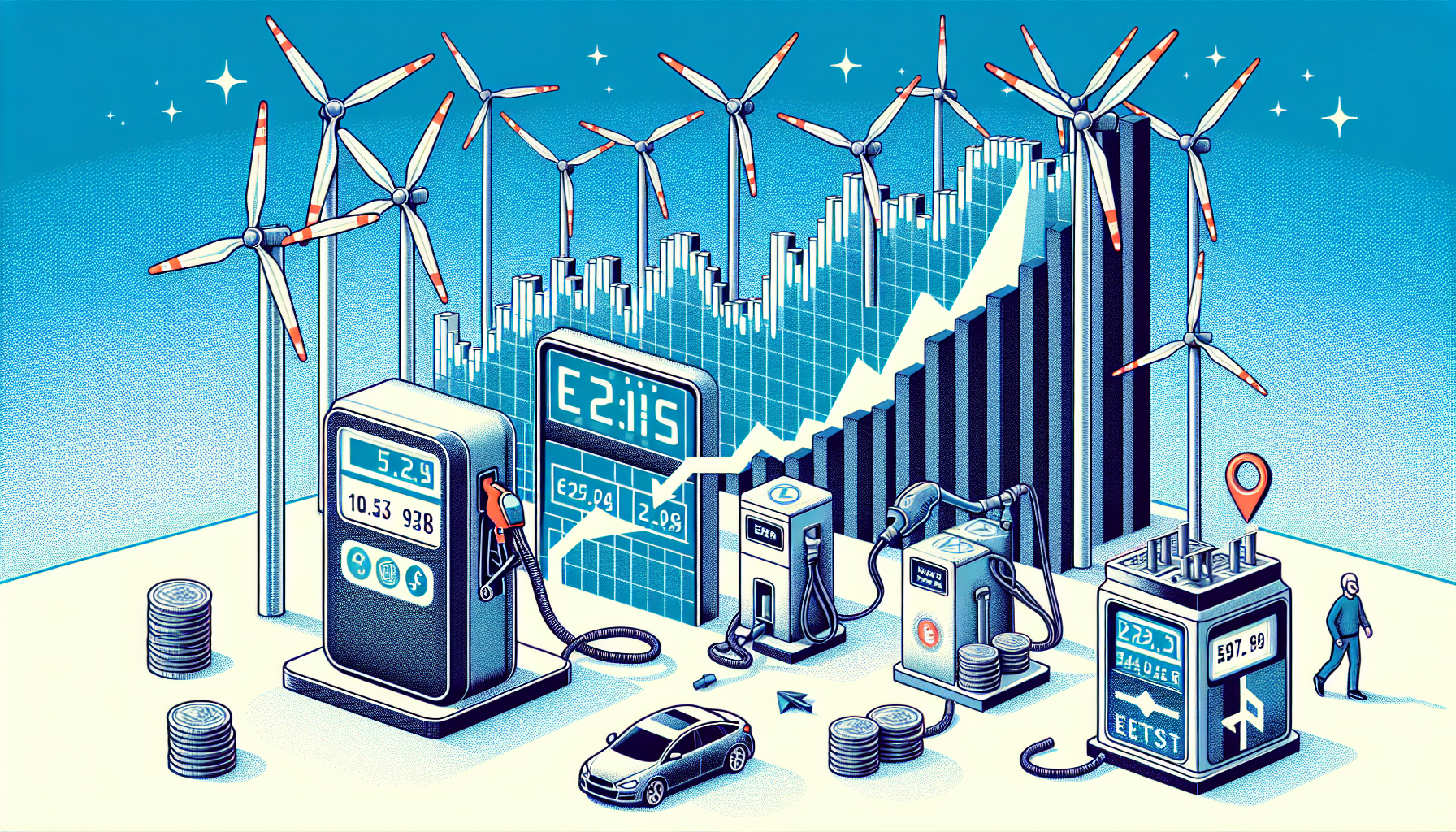 Aumentan los Precios del Gas y la Energía Eólica: Un Inicio de Año Mixto en los Mercados Europeos