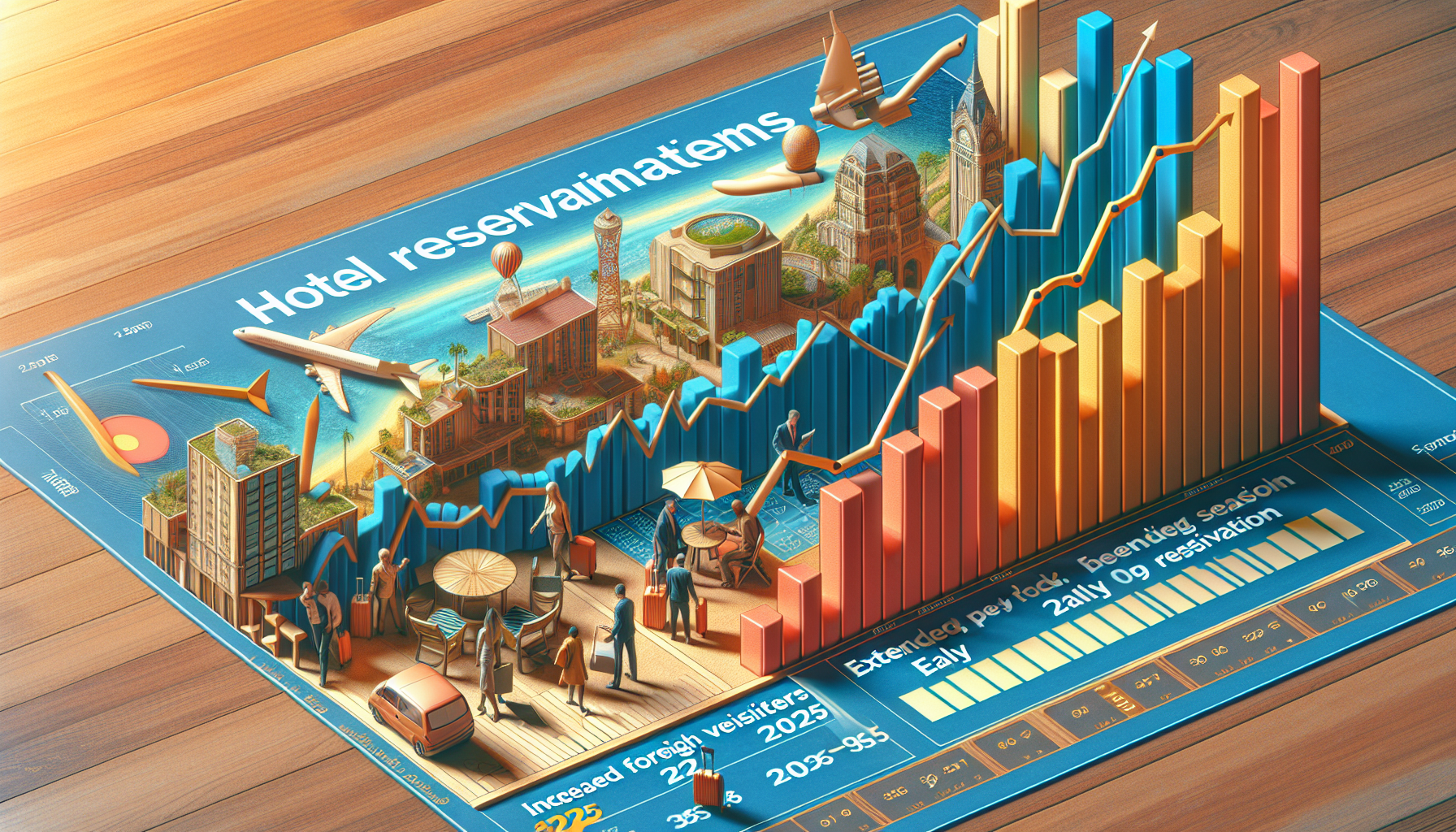 Tendencias de Reservas Hoteleras en 2025: Más Extranjeros, Temporada Alta Prolongada y Anticipación en las Reservas en España